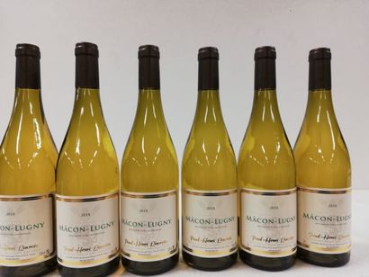 null 6 bouteilles de Bourgogne. Mâcon-Lugny. 2018. Paul Henri Lacroix. Grand Vin...