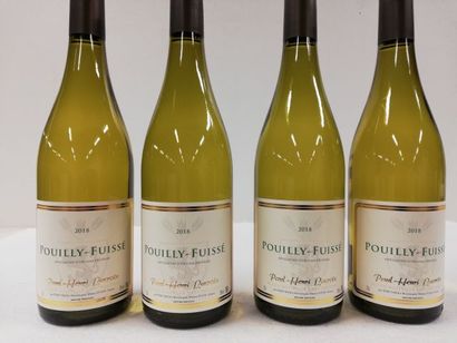 null 4 bouteilles de Pouilly-Fuissé. 2018. Grand vin de Bourgogne. Blanc. Paul Henri...