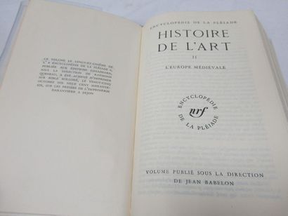 null Encyclopédie de LA PLEIADE, "Histoire de l'Art", tome 2, 1966