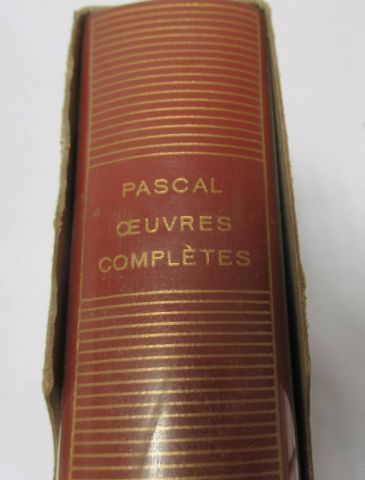 null LA PLEIADE, PASCAL, "Œuvres complètes", 1980