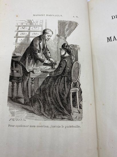 null Madame DORVAL "Madame Darnault" Limoges, Eugène Ardant et cie (usure aux tr...