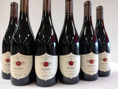 null 6 bouteilles de Volnay. Bourgogne. 2018. Marcel de Normont