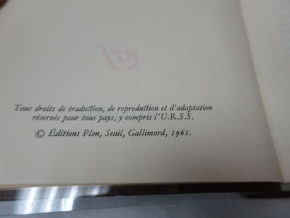 null LA PLEIADE, BERNANOS, "Œuvres romanesques" 1974