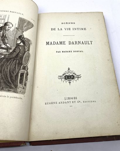 null Madame DORVAL "Madame Darnault" Limoges, Eugène Ardant et cie (usure aux tr...