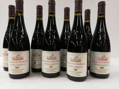 null 8 bouteilles de Saint Nicolas de Bourgueil. Domaine de la Barilleraie. 2018....