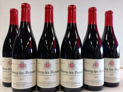 null 6 bouteilles de Chorey les Beaunes. 2017. Grand vin de la Bourgogne. Noémie...