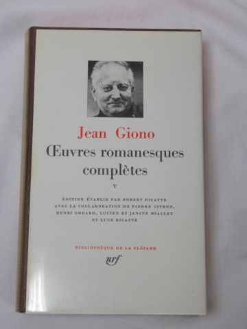 null LA PLEIADE, Giono, "Œuvres romanesques complètes", tome 5, 1980

Si vous ne...