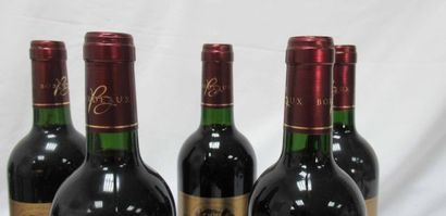 null 5 bouteilles de première côtes de Bordeaux "Château Crabitan-Bellevue", 2006

Si...
