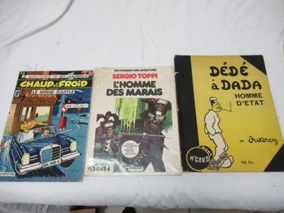null 
Lot de 3 bandes dessinées pour adultes : "Chaud et Froid", "L'Homme des Marais",...