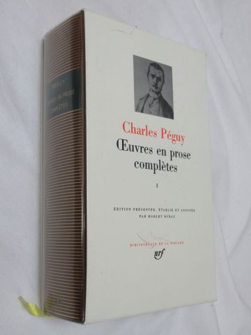 null LA PLEIADE, Peguy "Œuvres en prose complétes" tome 1, 1987

Si vous ne pouvez...