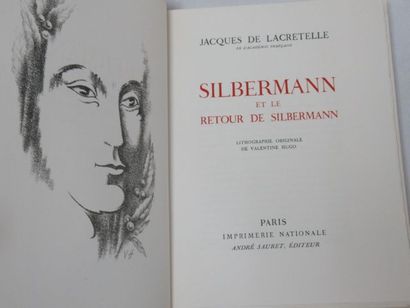null Jacques de LACRETELLE "Silbermann et le Retour de Silbermann" Imprimerie nationale....