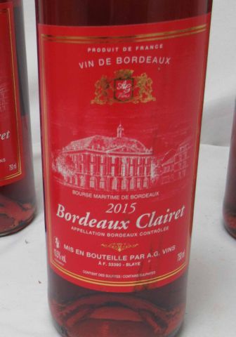 null 4 bouteilles de Bordeaux Clairet 2015

Si vous ne pouvez pas vous déplacer,...