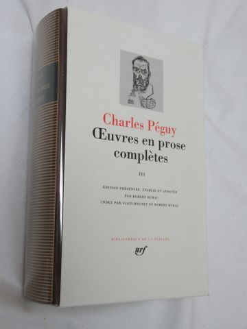 null LA PLEIADE, Peguy "Œuvres en prose complétes" tome 3, 1992

Si vous ne pouvez...