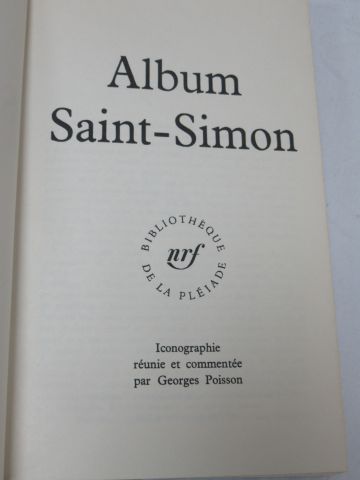 null LA PLEIADE, Album "Saint Simon", 1969

Si vous ne pouvez pas vous déplacer,...