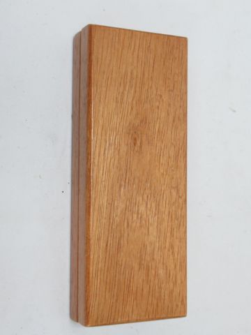 null Oenology case, containing a thermometer and its ring. Length: 18 cm