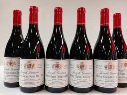 null 6 bottles of Morey Saint Denis. 2014. Monts Luisants. Heavy bottle in the 18th...