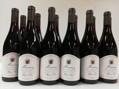 null 12 bouteilles de Mercurey. Bourgogne. 2018. Michel Sevin.