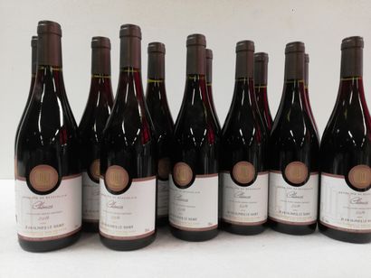 null 12 bouteilles de Chénas. 2014. Grand cru du Beaujolais. Jean Olivier Le Sai...