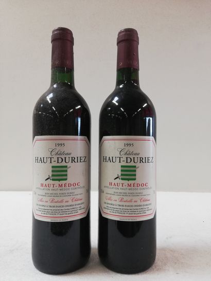 null 2 bouteilles de Château Haut-Duriez. 1995. Haut Medoc