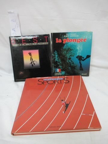 null Lot de 3 livres sur le Sport : Objectifs Sport, La Plongée, The Best of the...