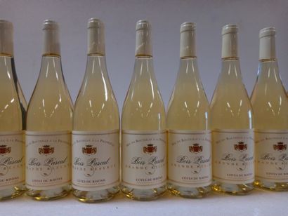 null 10 bouteilles de Domaine du Bois Pascal. Côtes du Rhône blanc. Grande Reserve....
