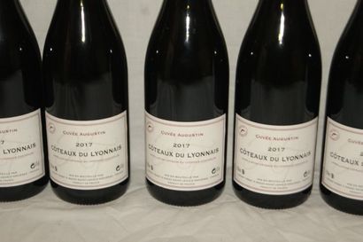 null 6 bouteilles de Côtes du Rhône, Réserve, 2017. Mises en bouteilles par Henry...