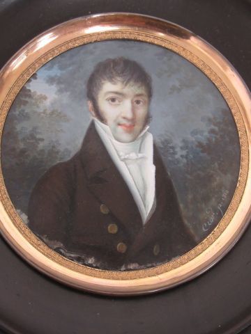 null Pierre Charles CIOR (1769-1840)

Paire de miniatures, sur ivoire, figurant un...