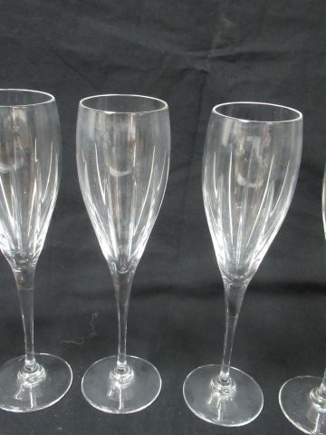 null SEVRES Suite of 6 champagne flutes. Height: 22 cm