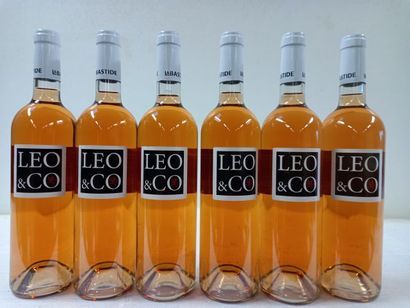 null 6 bouteilles de Rosé Le Comte de Tolosan 2015 Léo éco Les caves de la Basti...