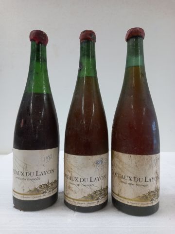 3 bouteilles de Coteaux du Layon Liquoreux...