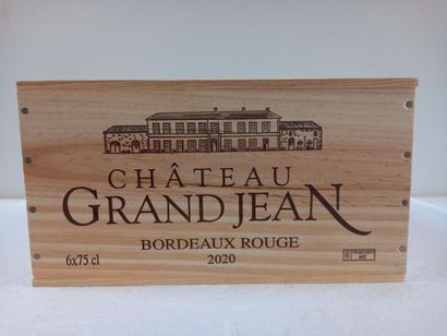 null 6 Bouteilles de Château Grand Jean Bordeaux Rouge. 2020. CBO