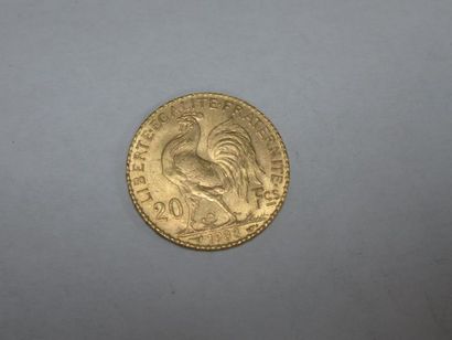 null Pièce de 20 francs, Coq, 1908. Poids : 6,49 g

Frais acheteurs exceptionnels...