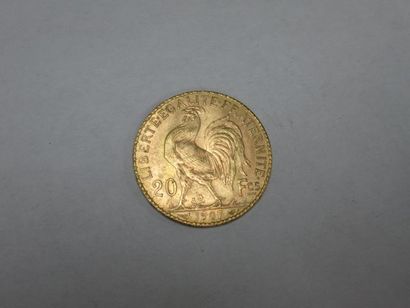 null Pièce de 20 francs, Coq, 1907. Poids : 6,49 g

Frais acheteurs exceptionnels...