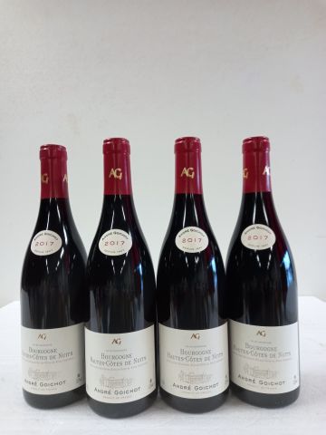 null 4 bottles of Hautes Côtes de Nuits 2017 Bourgogne André Goichot

"
