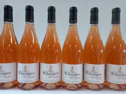 null 14 bouteilles de Rosés 2017 Costières de Nimes Classique du Bondavin
