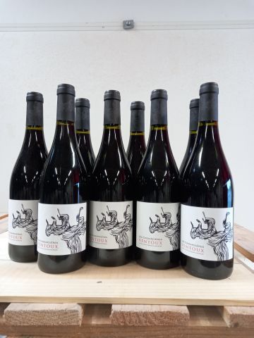 null 8 bouteilles de Domaine de la Caussardière 2019 Côtes de Ventoux La Cave du...