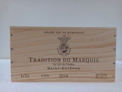 6 bouteilles de Saint Estephe 2014 La tradition...