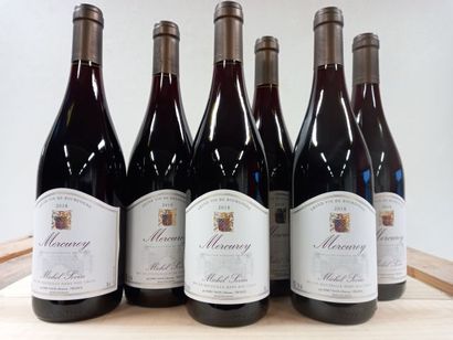 null 6 bouteilles de Mercurey 2018 Bourgogne rouge Michel Sévin