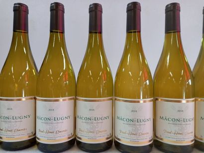 9 bouteilles de Bourgogne Macon Luguy Blanc...