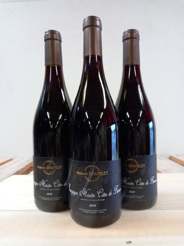 null 3 bouteilles de Bourgogne Hautes Côtes de Beaune Rouge 2018 M. Chatelet

"