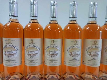 null 12 bottles of Château Barbier Bellevue 2019 Rosé Sec Owner Harvesting Family...