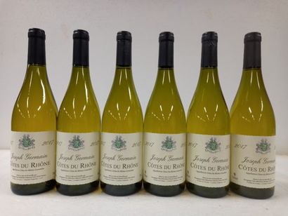 null 6 bouteilles de Côtes du Rhône Blanc 2017 Joseph Germain
