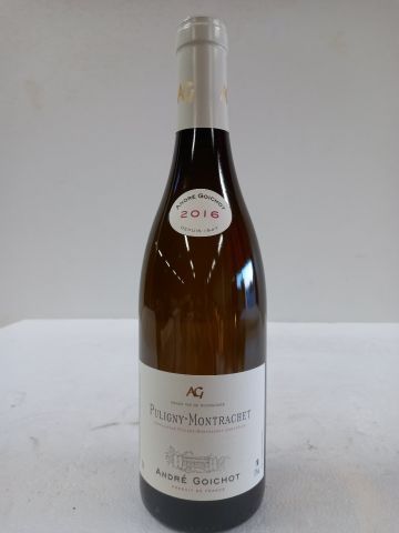 null Bottle of Puligny Montrachet White 2016 André Goichot Great Wine of Burgund...