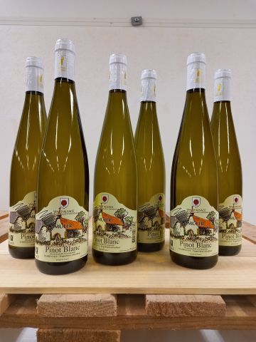null 6 bottles of Alsace Pinot Blanc 2019 Domaine Muler Owner Winemaker