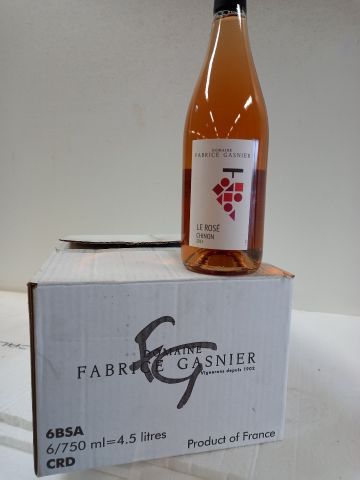 null 6 bouteilles de Chinon Rosé 2014 Domaine Fabrice Gasnier Grand Vin de Loire