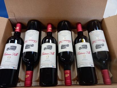 null 6 bottles of Château Filh 2015 Bordeaux Grande Année. Owner in Domzac