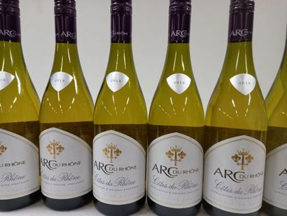 null 7 bottles of Côtes du Rhône White 2018 Les Arcs du Rhône