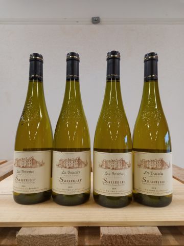 null 4 bottles of Saumur Blanc 2018 Les Bessieres AOC Owner Harvesting