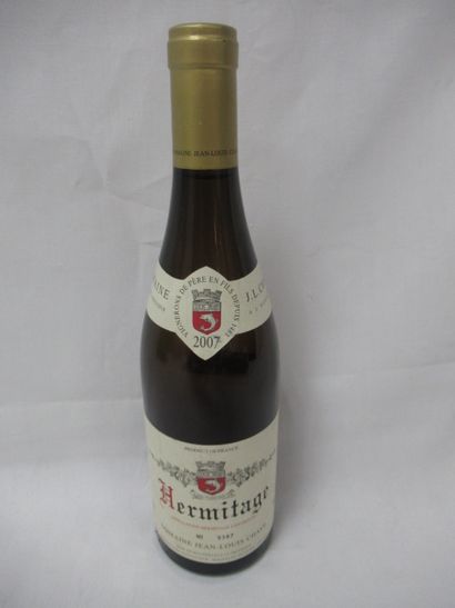 null 
Bouteille de Hermitage, blanc, domaine Jean-Louis Chave, 2007. Bouteille n...
