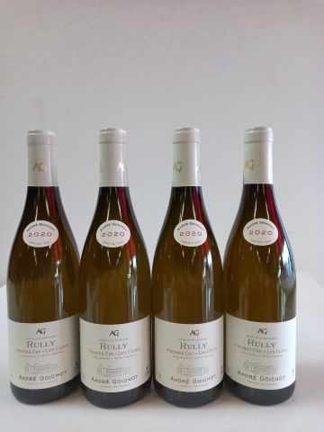 null 4 bouteilles de Rully Premier Cru Les Cloux 2020 blanc André Goichot